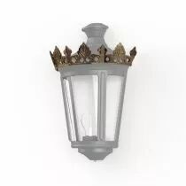 Applique Louvre N°4 E27 Gris soie (133007105)