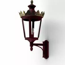 Applique Louvre N°5 E27 Rouge vin (133009066)