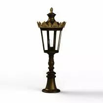 Borne Louvre N°7 E27 Patiné doré (133013009)