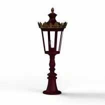 Borne Louvre N°7 E27 Rouge vin (133013066)