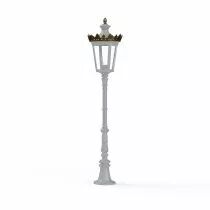 Borne Louvre N°8 E27 Gris soie (133015105)