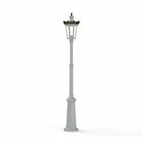 Lampadaire Louvre N°9 E27 Gris soie (133017105)