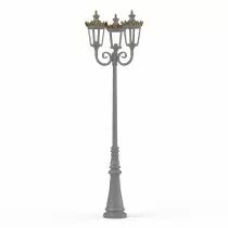 Lampadaire Louvre N°10 E27 Gris soie (133019105)