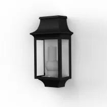 Applique Louis Philippe 7 N°1 E27 Noir foncé (136001000)