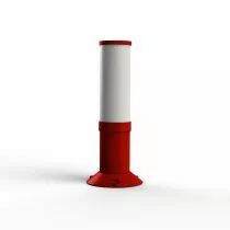 Borne OL11 N°3 E27 Rouge tomate Diffuseur opale (142203110)