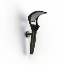 Applique OL33 N°1 verre trempé Gris noir LED 28W, 4500K, blanc neutre(144203107)