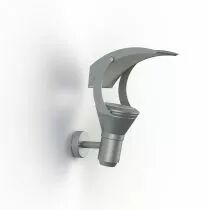 Applique OL33 N°2 verre trempé Gris soie  LED 18W, 4500K, blanc neutre(144206105)