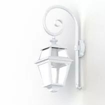 Applique Place des Vosges 2 N°2 Blanc (148002001)