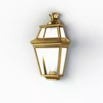 Applique Place des Vosges 3 N°2 Laiton vernis teinté (149002070)