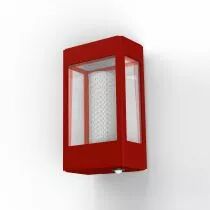 Applique Tétra N°1 E27 Avec détection intégrée Rouge tomate (162002110)