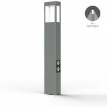 Borne Tétra N°4 prises Gris métal (162233023)