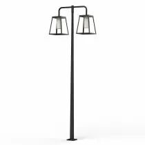 Lampadaire Lampiok 4 N°6Tube en foncé Diffuseur plexiglas noir (175031000)