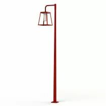 Lampadaire Lampiok 4 N°4 Tube en plexiglas Rouge tomate (175037110)