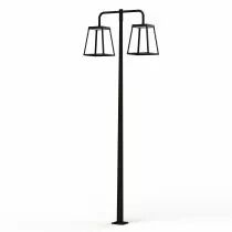 Lampadaire Lampiok 4 N°5 en plexiglas satiné Gris noir (175039107)
