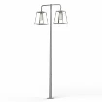 Lampadaire Lampiok 4 N°6 Tube en plexiglas Gris (175040105)