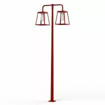 Lampadaire Lampiok 4 N°6 Tube en plexiglas Rouge tomate (175040110)