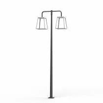 Lampadaire Lampiok 4 N°5 en plexiglas satiné Gris 107 - Gris (175239105)