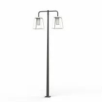 Lampadaire Lampiok 4 N°6 Tube en plexiglas Gris 107 - Blanc pur (175240101)