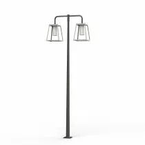 Lampadaire Lampiok 4 N°6 Tube en plexiglas Gris noir 107- Gris (175240105)