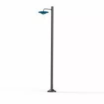 Lampadaire Cooper N°4 Bleu Azur mat (179007134)