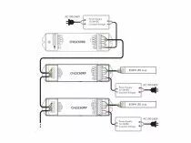 R&eacute;p&eacute;teur monocouleur &agrave; 4 canaux pour bandes led rgbw (CHLSC60RP)