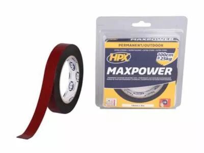 Ruban max power outdoor double face - noir 19mm x 5m (HPXOT1905)