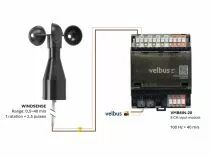Capteur de vent avec sortie d'impulsions (WINDSENSE)