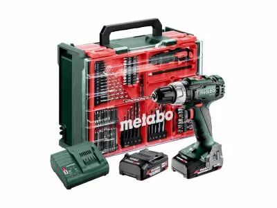 Sb 18 l marteau perforateur sans fil, 18v 2 x 2ah li-power, chargeur sc 30, mallette de transport en plastique, atelier mobile (