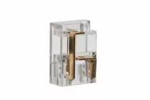 Connecteur poussoir pour bande led cob, type l, 8 mm (LCON38)