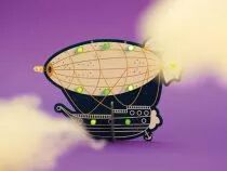 Zeppelin r&eacute;tro - kit de soudage &eacute;ducatif (WSL222)