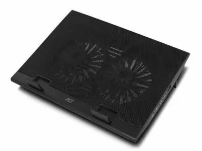 Support pour ordinateur portable, avec ventilateur, hauteur r�glable en 2 positions, hub 4 ports (ACTAC8105)