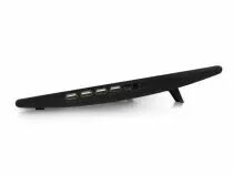 Support pour ordinateur portable, avec ventilateur, hauteur r&eacute;glable en 2 positions, hub 4 ports (ACTAC8105)