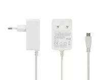 Chargeur compact avec connexion micro usb - 5 vcc - 1 a (PSS6EUSB37W)