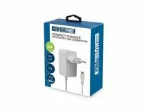 Chargeur compact avec connexion micro usb - 5 vcc - 1 a (PSS6EUSB37W)