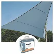 Voile solaire - triangle - 3.6 x 3.6 x 3.6 m - couleur : gris ardoise clair (GSS3360BG)