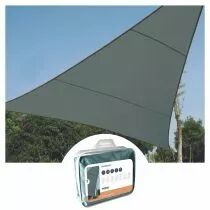 Voile solaire - triangle - 3.6 x 3.6 x 3.6 m - couleur : gris vert (GSS3360GG)