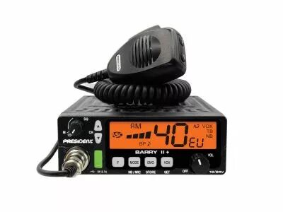 President - radio barry ii+ cb 40 canaux am/fm (PRE009)