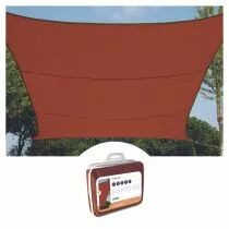 Voile solaire - rectangulaire - 2 x 3 m - couleur : terracotta (GSS4320TR)