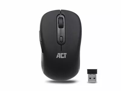 Souris sans fil noire 1000/1200/1600 dpi (ACTAC5125)