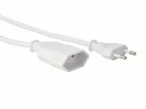 Rallonge - 1.8 m - blanc - 2g0.75 - cee 7/16  fiche euro + c7 (EC018DWN)