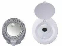 Lampe de bureau led avec loupe 3 + 12 dioptries - 6 w - 30 led - blanche (VTLLAMP5WN)