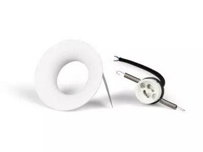 Plafonnier encastr� gu10 - courb� - blanc (ETFGU10W01)