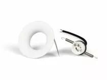Plafonnier encastr&eacute; gu10 - courb&eacute; - blanc (ETFGU10W01)
