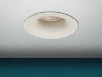 Plafonnier encastr&eacute; gu10 - courb&eacute; - blanc (ETFGU10W01)