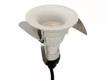 Plafonnier encastr&eacute; gu10 - courb&eacute; - blanc (ETFGU10W01)