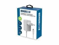Chargeur compact avec connexion usb - 5 vcc - 2.5 a - 12.5 w max. (PSS6EUSB39W)
