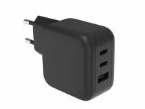 Chargeur usb rapide avec technologie gan fast - 3 sorties - usb-a & 2 x usb-c - 67w (PSS6EUSB51)