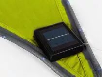 Voile solaire avec contour led - triangulaire - 3.6 x 3.6 x 3.6 m - citron vert (GSST36MLEDSPGR)