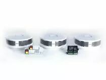 D&eacute;tecteurs de fum&eacute;e reli&eacute;s velbus sur pile (lot de 3) (SMK3)