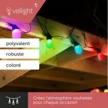 Tuya led - 15 m - 15 lampes multicolores - c&agrave;ble noir - smart (V-TUYA-15-RGBW)